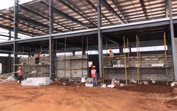Industrial construction in Vijawada