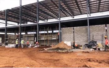 Industrial construction in Kadapa