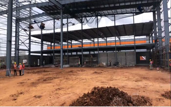 Industrial construction in Kadapa
